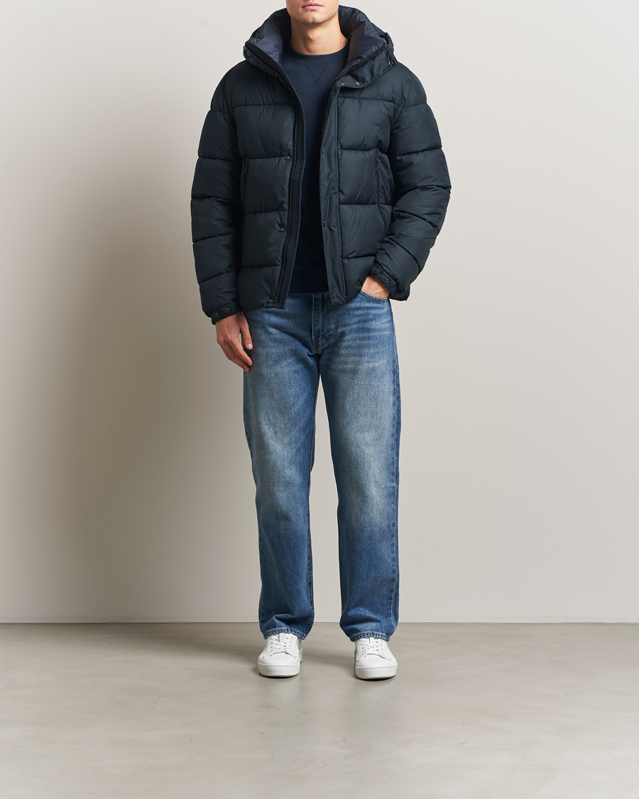 Herr | Jackor | BOSS ORANGE | Omaris Down Hooded Jacket Dark Blue
