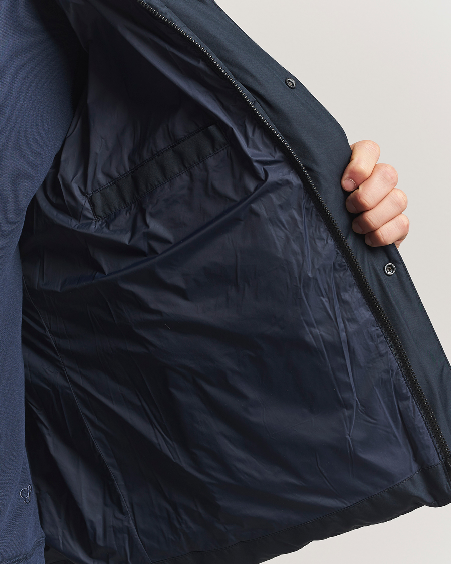 Herr | Jackor | BOSS ORANGE | Omaris Down Hooded Jacket Dark Blue