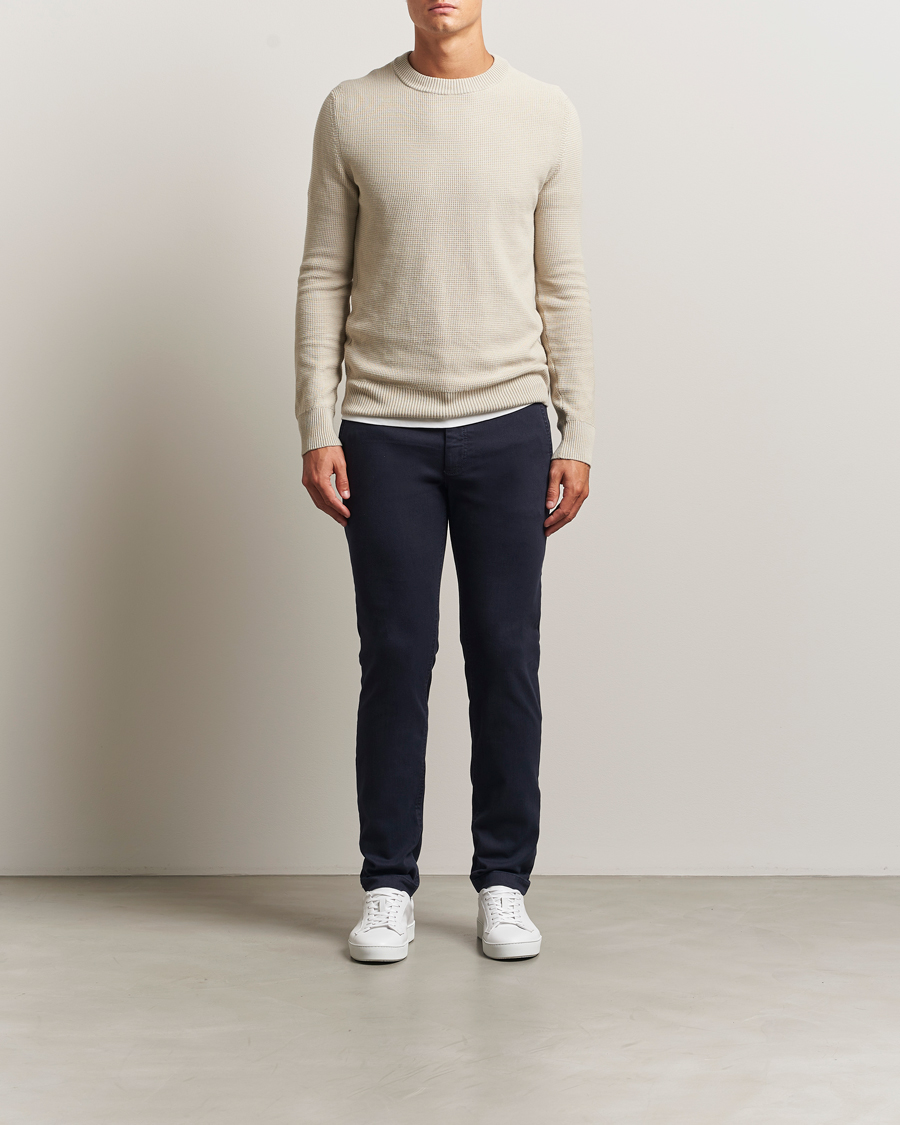 Herr | Byxor | BOSS ORANGE | Cotton Chino Dark Blue