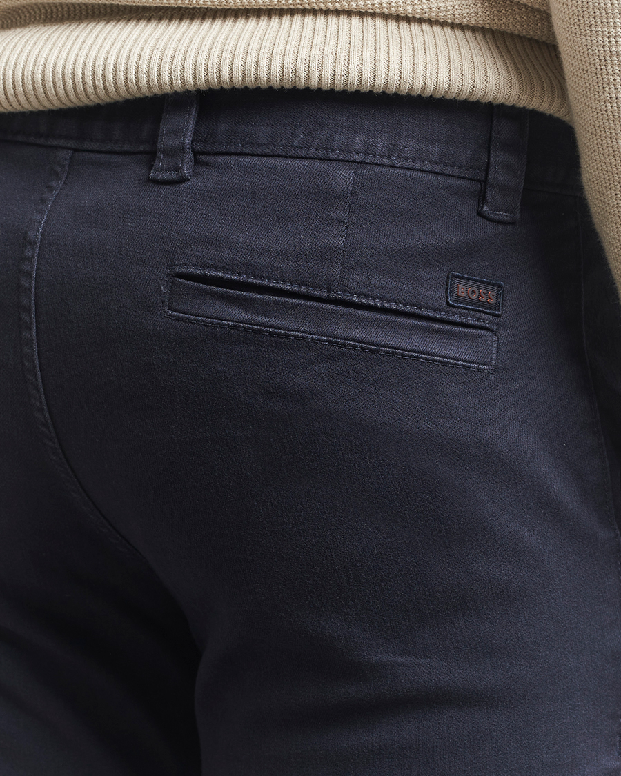 Herr | Byxor | BOSS ORANGE | Cotton Chino Dark Blue