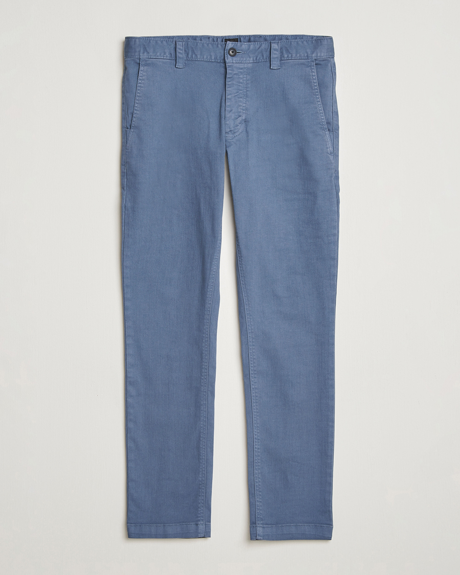 Herr | Byxor | BOSS ORANGE | Cotton Chino Open Blue