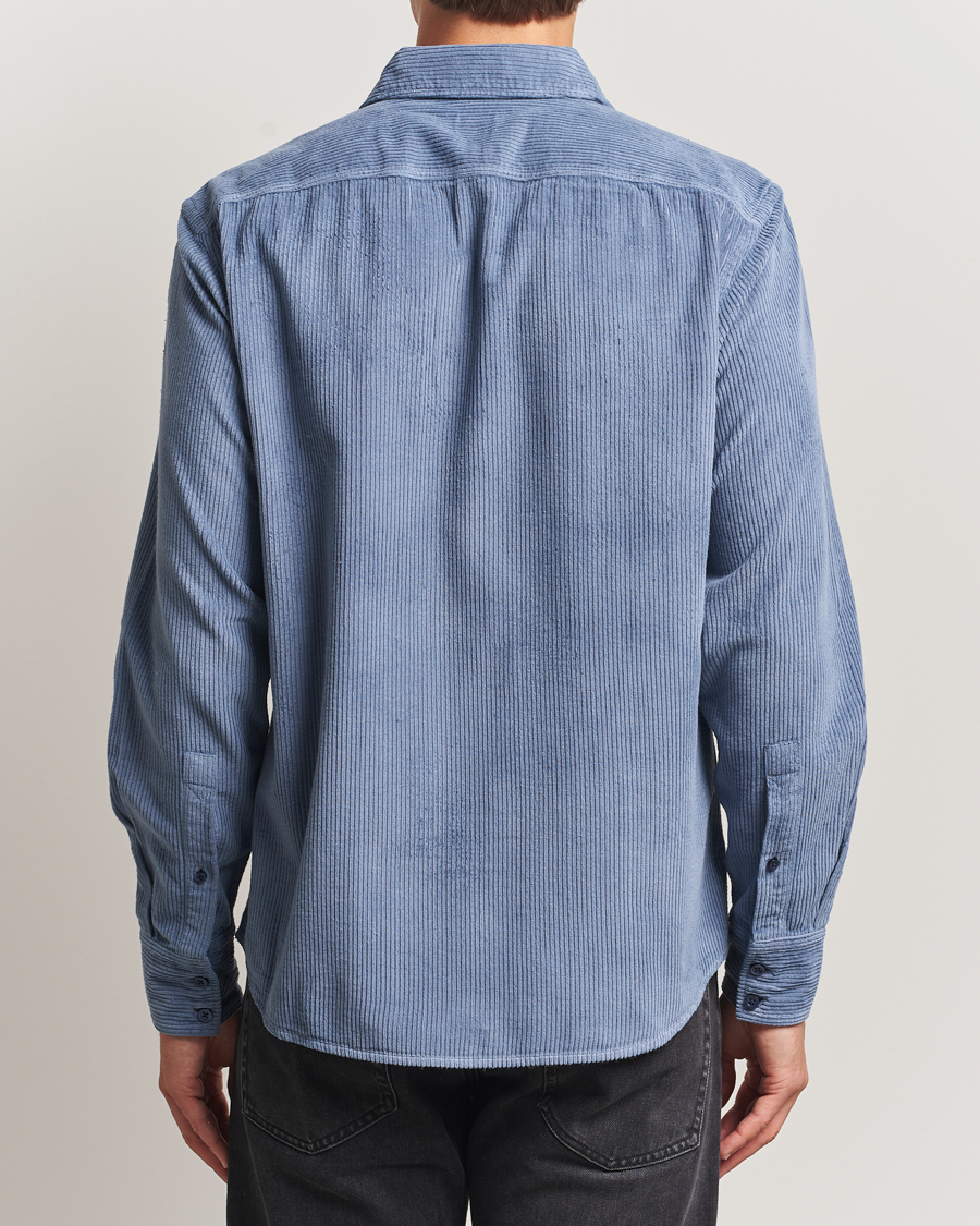 Herr | Skjortor | BOSS ORANGE | Relegant Corduroy Shirt Open Blue