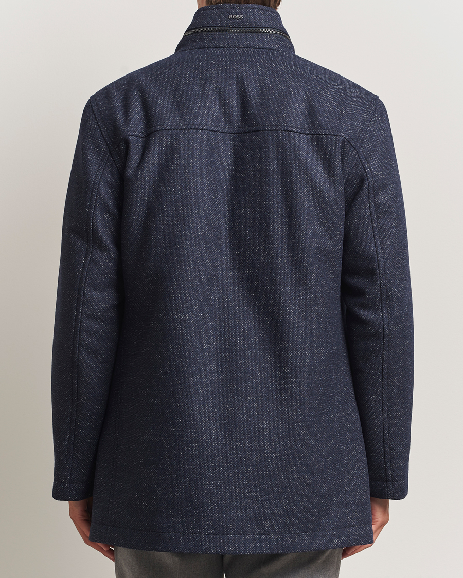 Herr | Jackor | BOSS BLACK | Camron Wool Coat Dark Blue