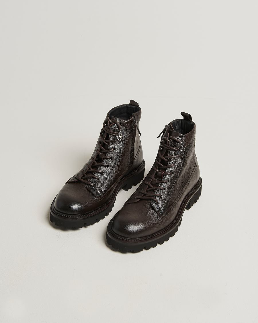 Herr | Kängor | BOSS BLACK | Julyo Leather Boot Dark Brown