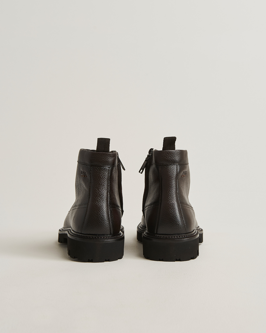 Herr | Kängor | BOSS BLACK | Julyo Leather Boot Dark Brown