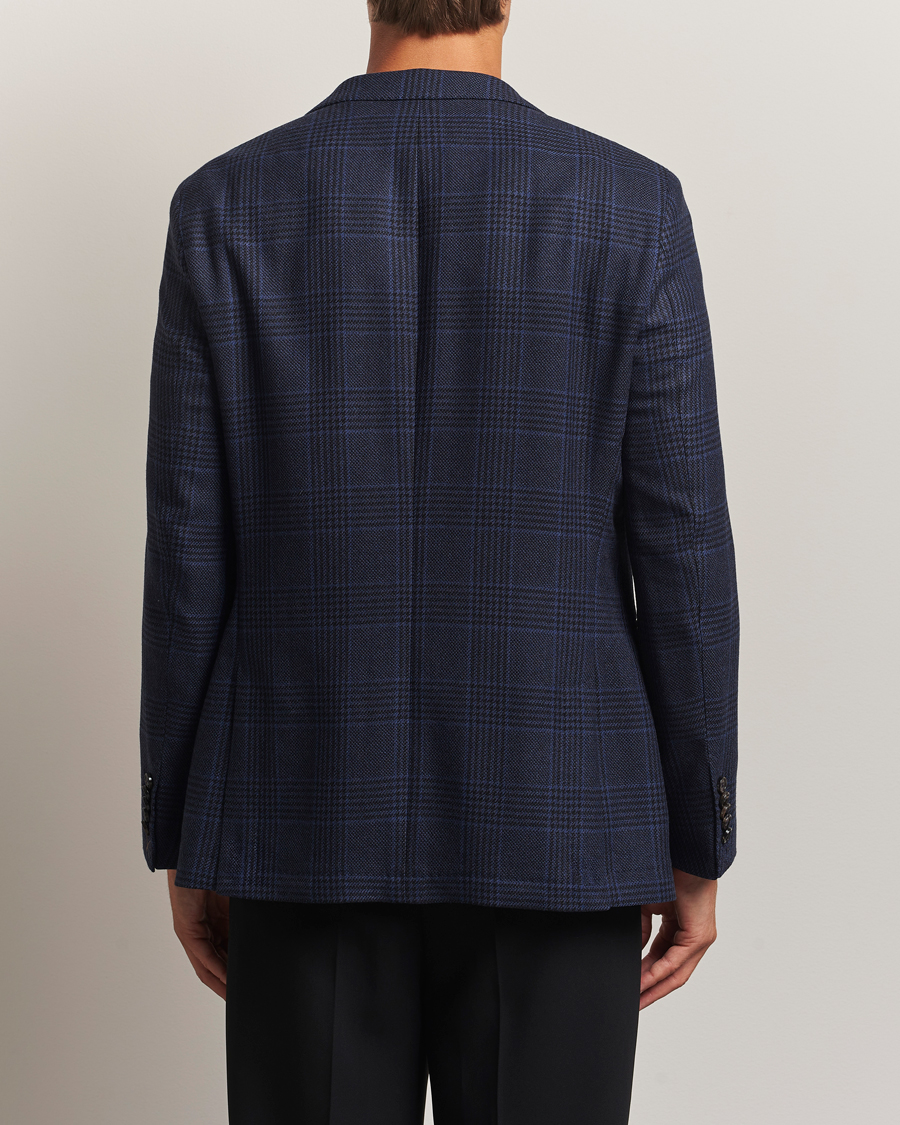 Herr | Kavajer | BOSS CAMEL | Jeff Wool Checked Blazer Dark Blue