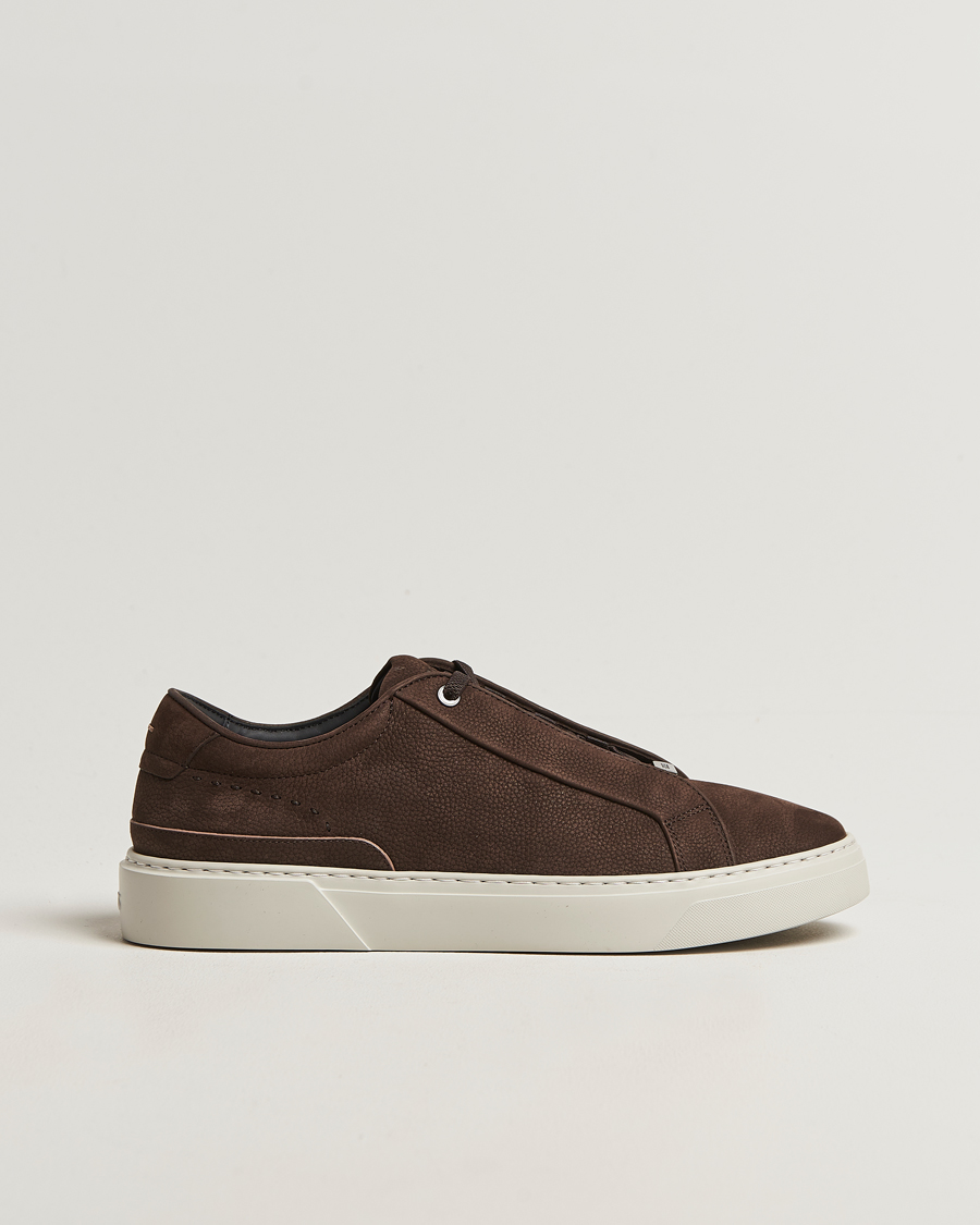 Herr | Sneakers | BOSS CAMEL | Gary Nubuck Sneaker Dark Brown