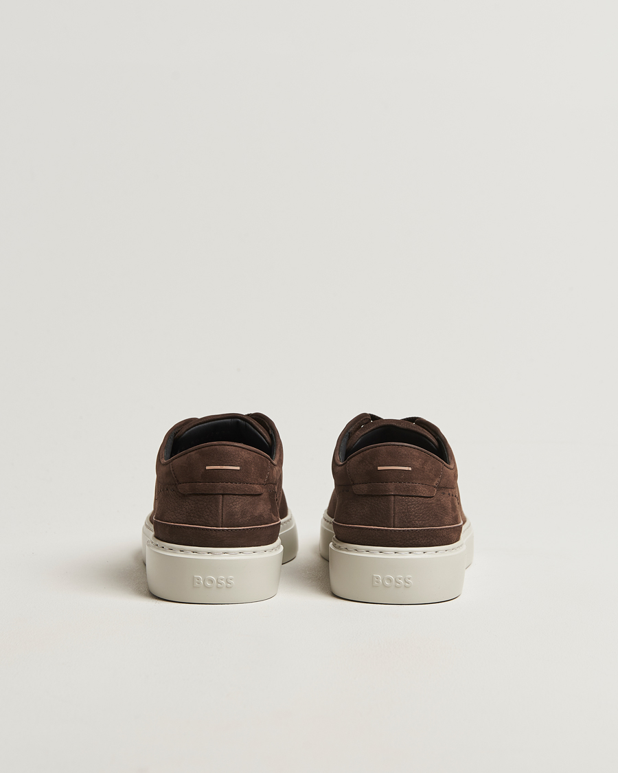 Herr | Sneakers | BOSS CAMEL | Gary Nubuck Sneaker Dark Brown