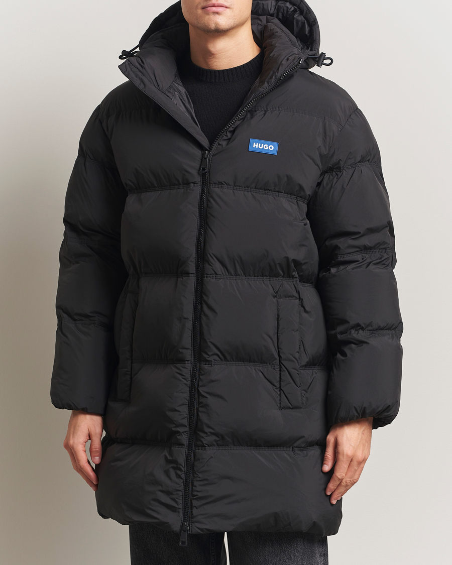 Herr | Jackor | HUGO | Bodi Hooded Puffer Parka Black