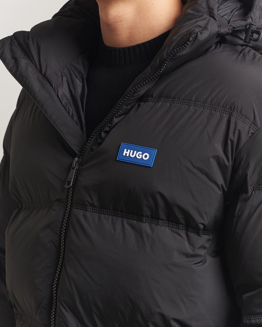 Herr | Jackor | HUGO | Bodi Hooded Puffer Parka Black