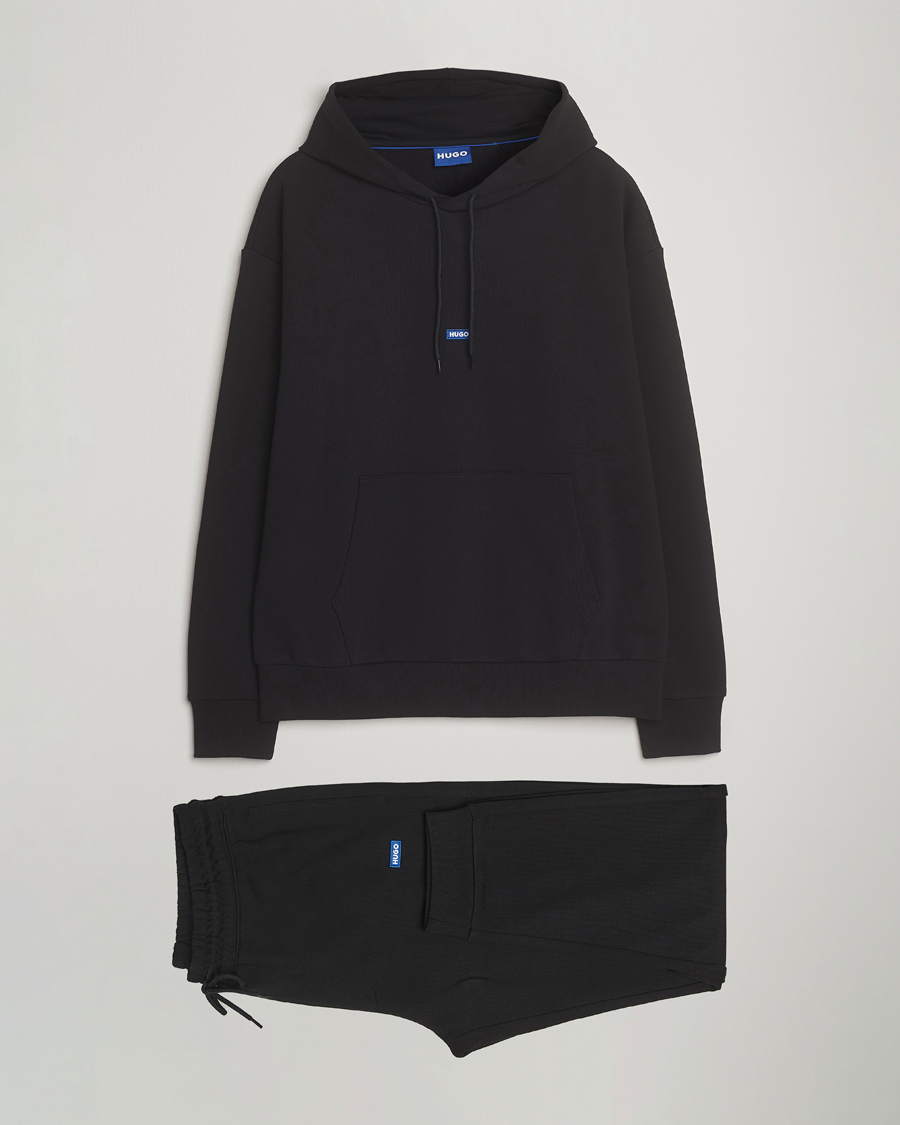 Herr | Byxor | HUGO | Tracksuit Set Black
