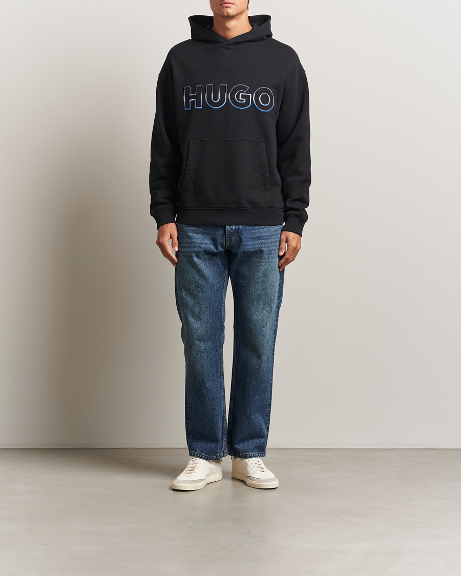 Herr | Tröjor | HUGO | Nogudi Logo Hoodie Black