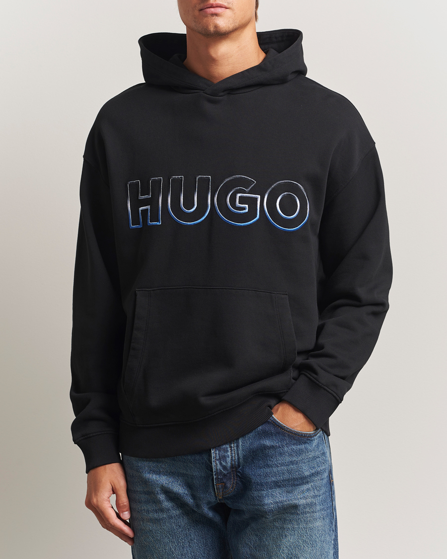 Herr | Tröjor | HUGO | Nogudi Logo Hoodie Black