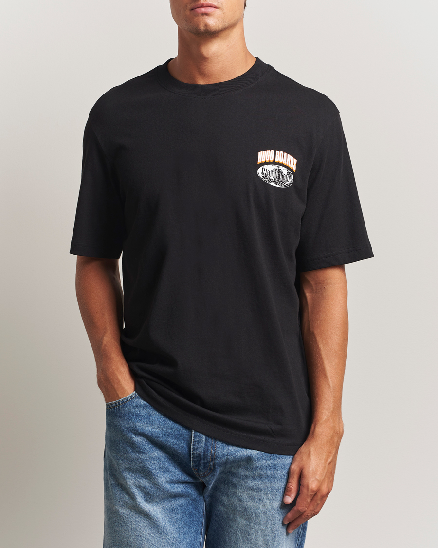 Herr | T-Shirts | HUGO | Nartupix Logo T-Shirt Black