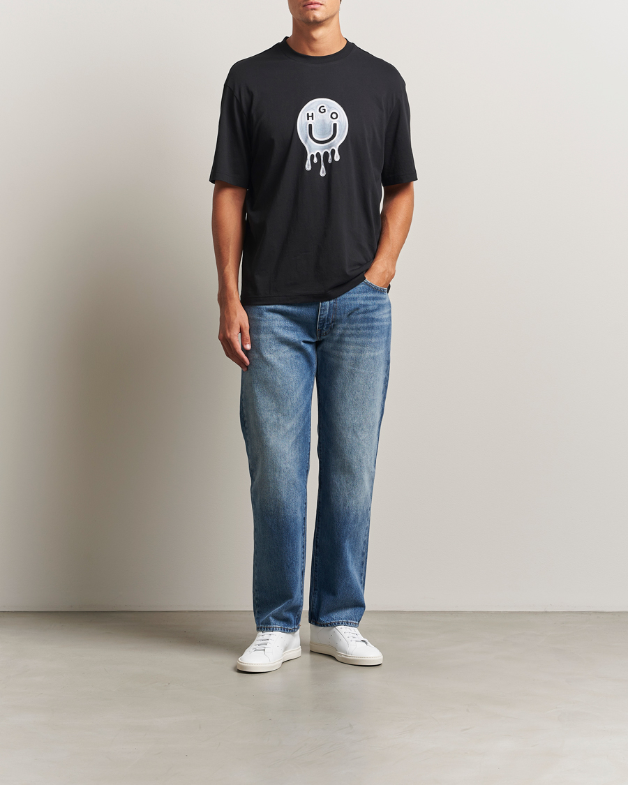 Herr | T-Shirts | HUGO | Nedirix Logo T-Shirt Black