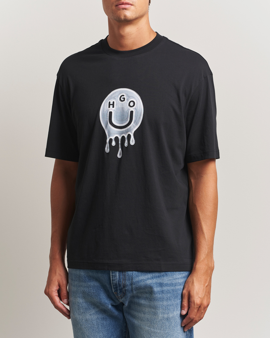 Herr | T-Shirts | HUGO | Nedirix Logo T-Shirt Black