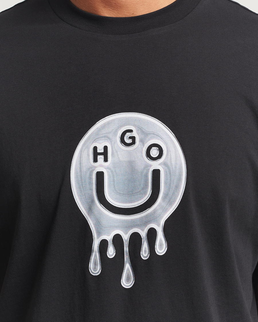 Herr | T-Shirts | HUGO | Nedirix Logo T-Shirt Black