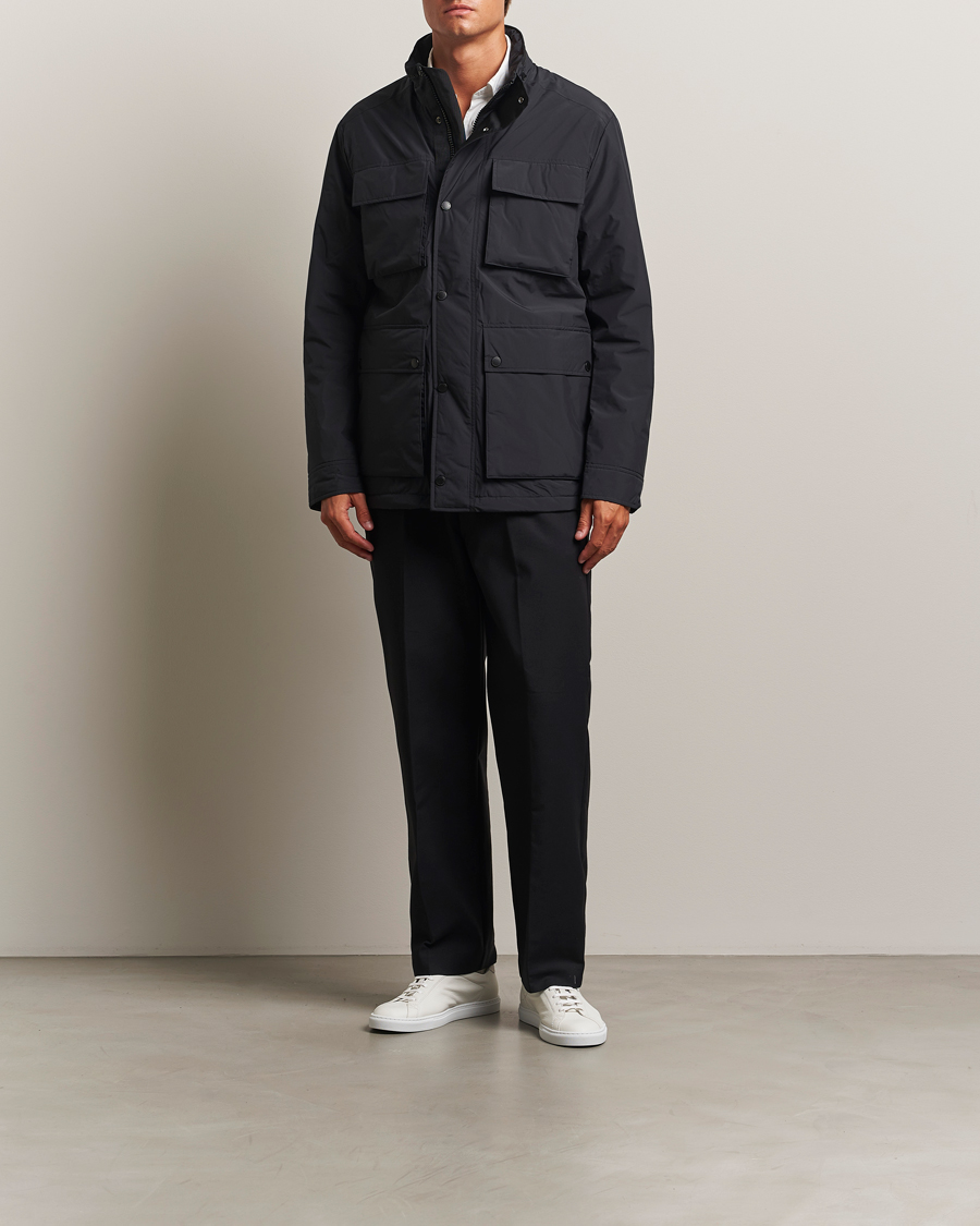 Herr | Jackor | J.Lindeberg | Aiden 2L Padded Field Jacket Black