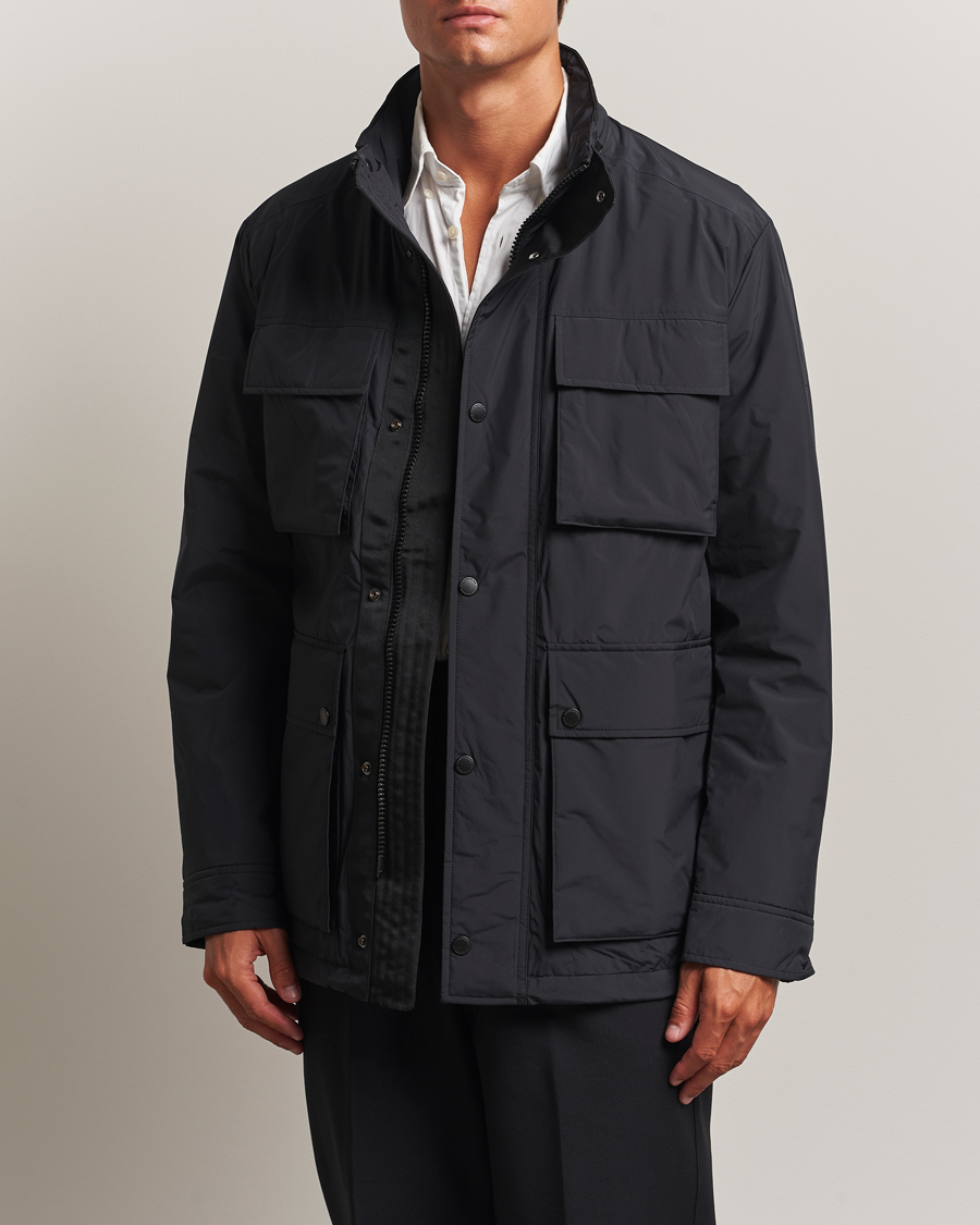 Herr | Jackor | J.Lindeberg | Aiden 2L Padded Field Jacket Black