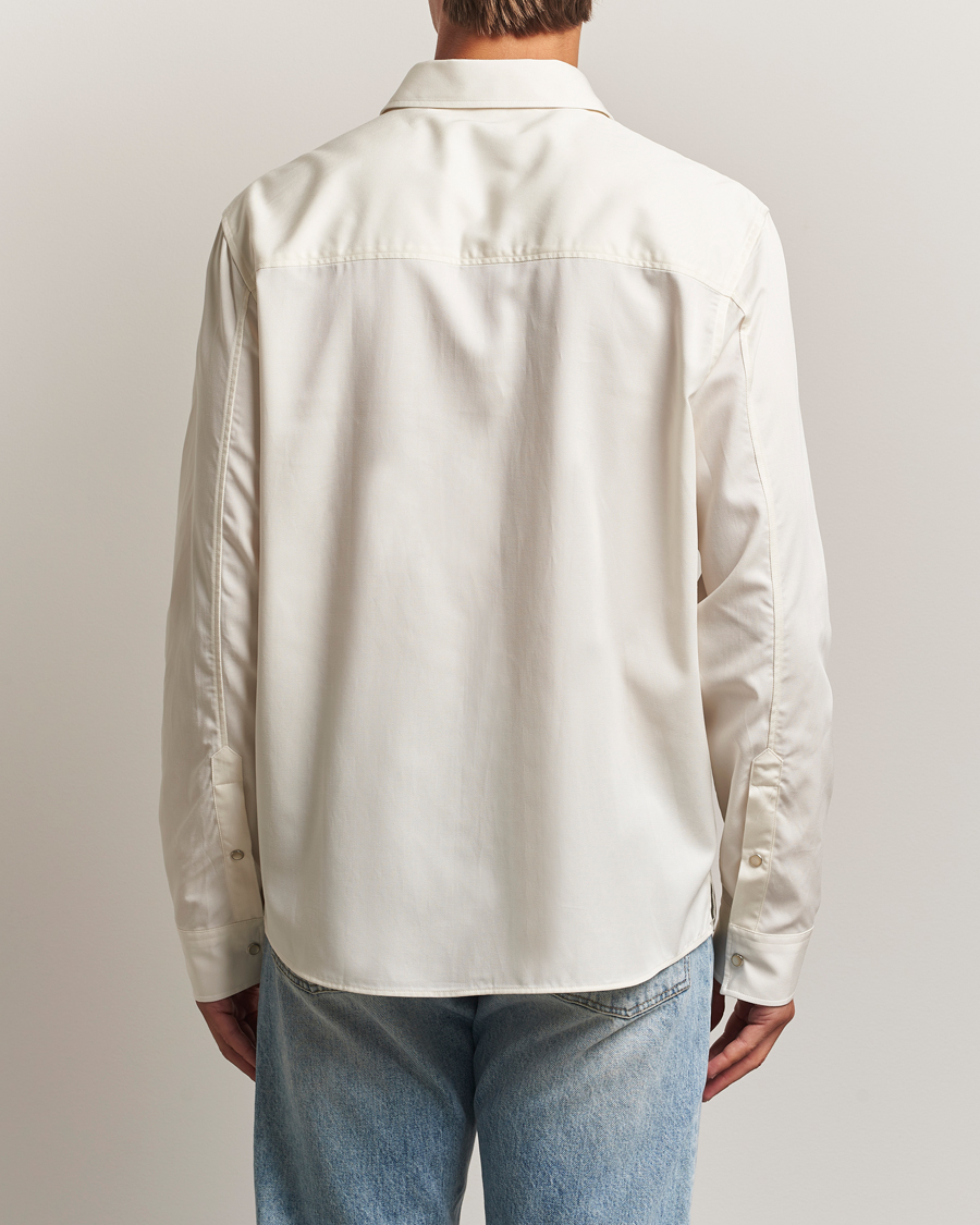 Herr | Skjortor | J.Lindeberg | Finnigan Tencel Twill Overshirt Cloud White