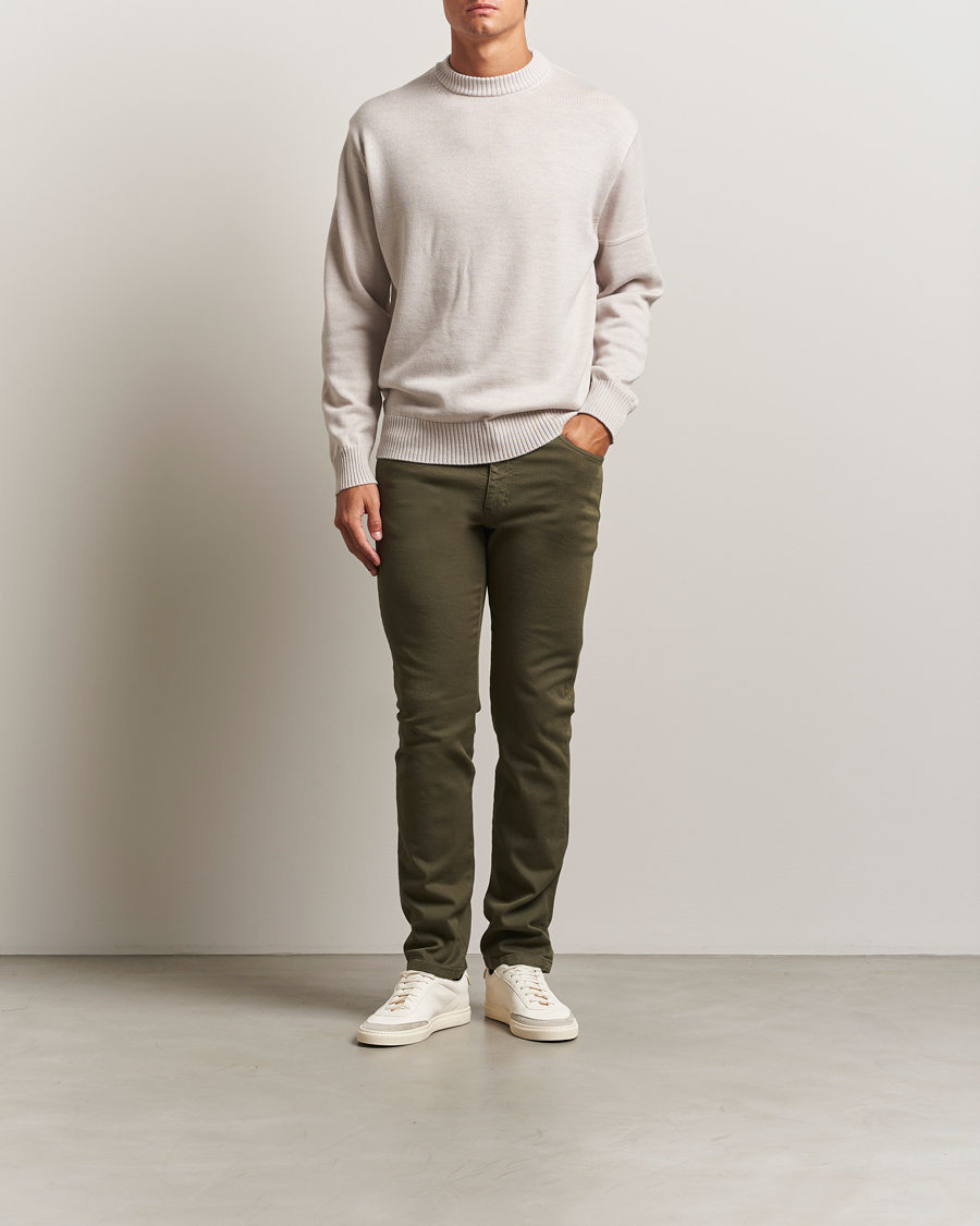 Herr | Byxor | J.Lindeberg | Jax Left Hand Twill Jeans Forest Green
