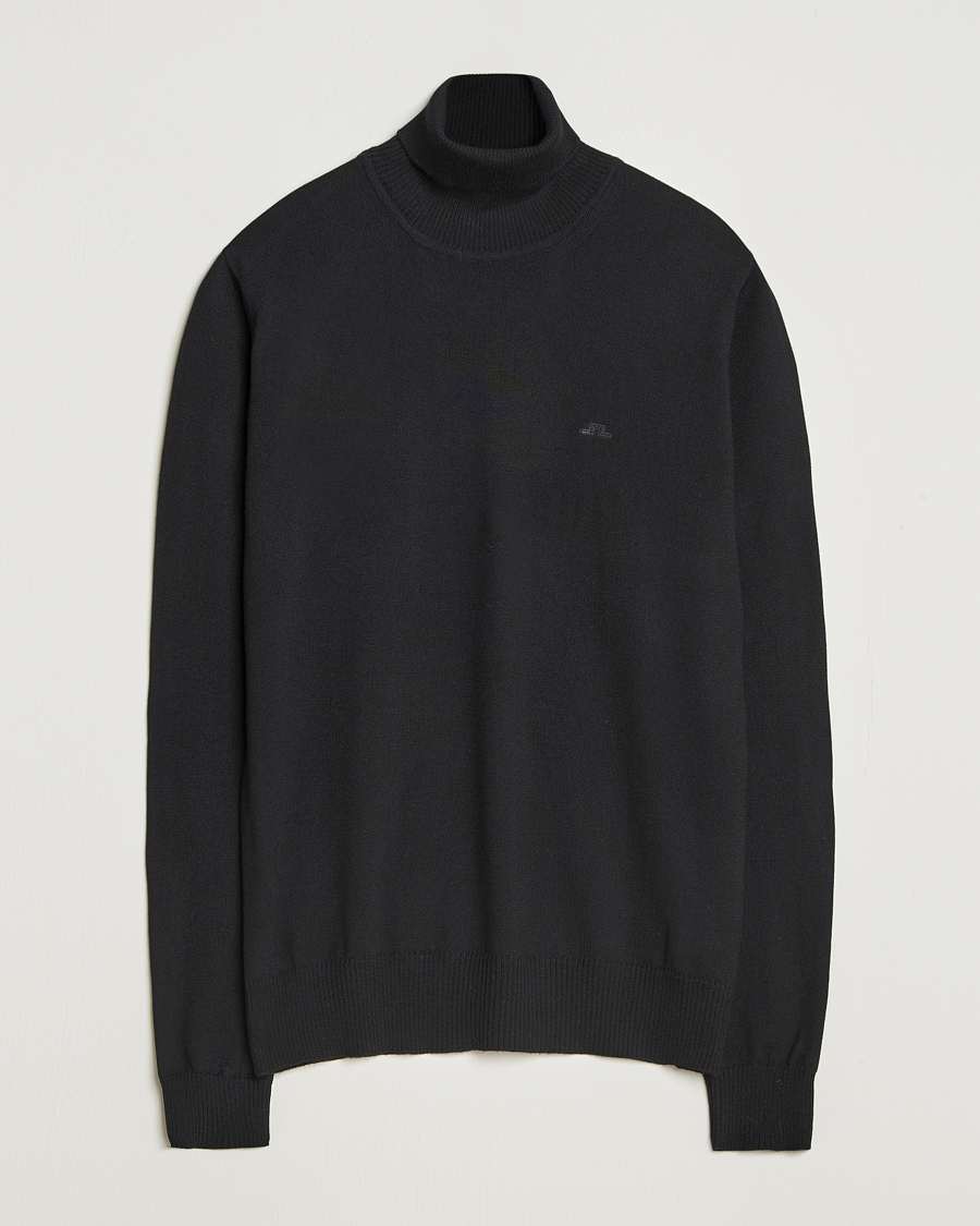 Herr | Tröjor | J.Lindeberg | Kaden Merino Turtleneck Black