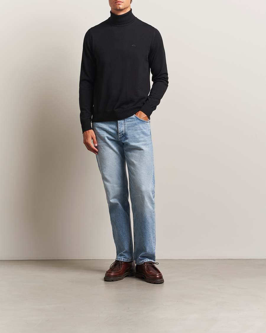 Herr | Tröjor | J.Lindeberg | Kaden Merino Turtleneck Black