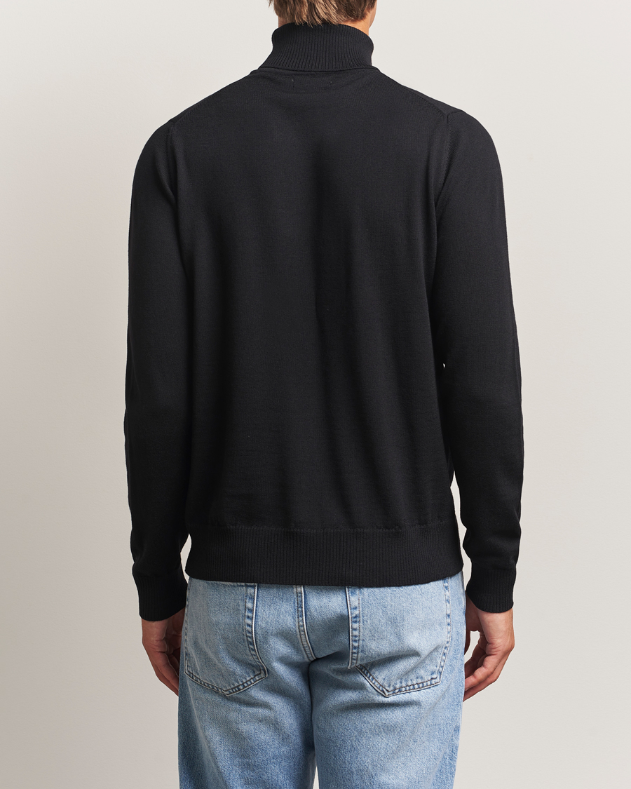 Herr | Tröjor | J.Lindeberg | Kaden Merino Turtleneck Black