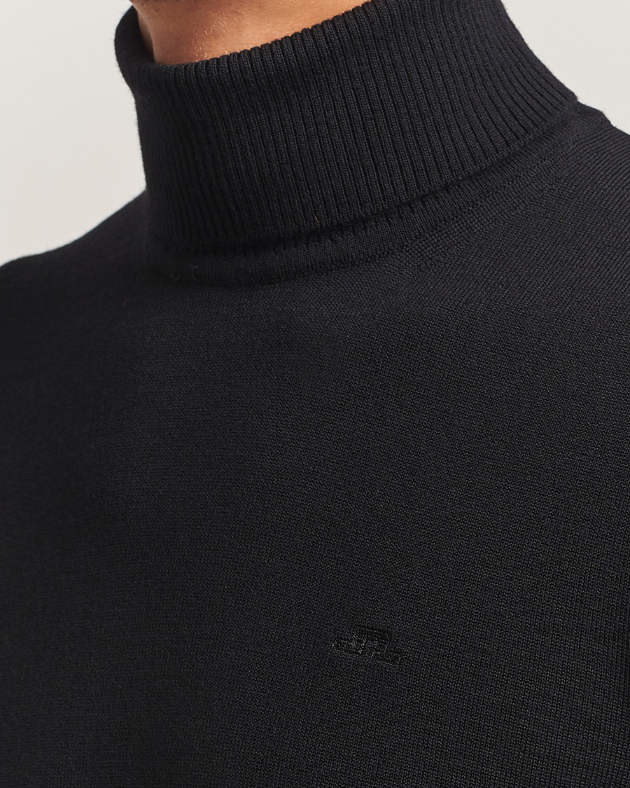 Herr | Tröjor | J.Lindeberg | Kaden Merino Turtleneck Black