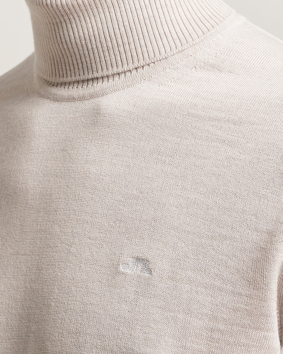 Herr | Tröjor | J.Lindeberg | Kaden Merino Turtleneck Moonbeam Melange