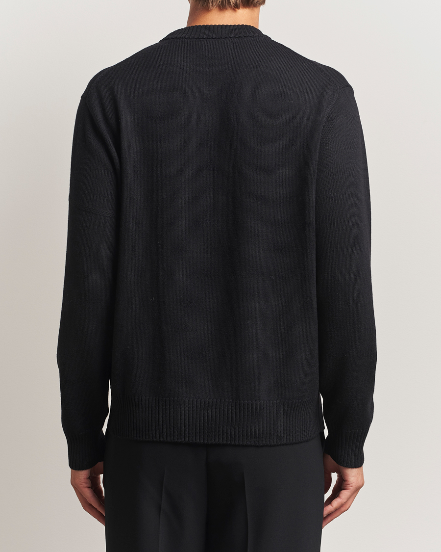 Herr | Tröjor | J.Lindeberg | Kino Merino Crew Neck Black