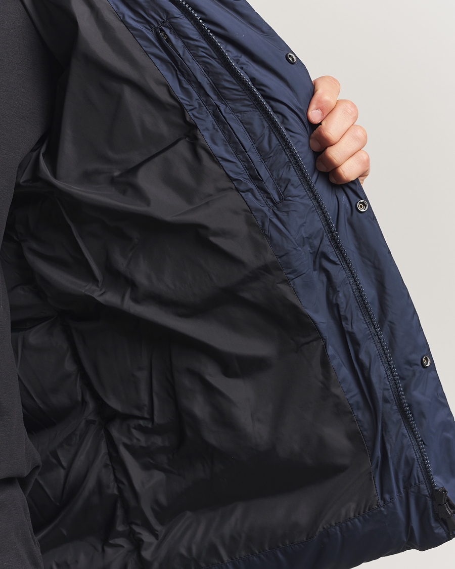 Herr | Jackor | J.Lindeberg | Padded Hooded Jacket Navy