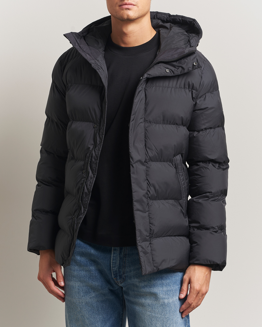 Herr | Jackor | J.Lindeberg | Padded Hooded Jacket Black