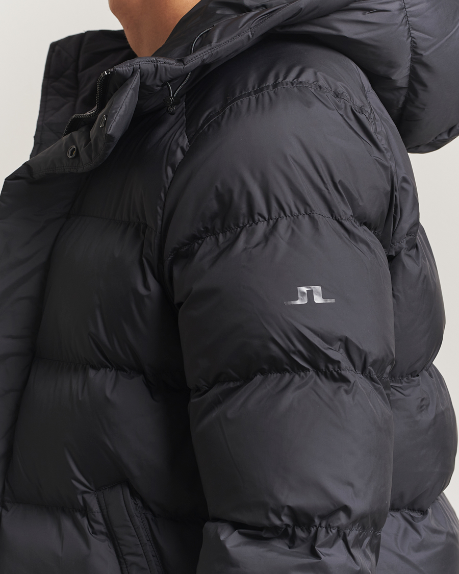 Herr | Jackor | J.Lindeberg | Padded Hooded Jacket Black