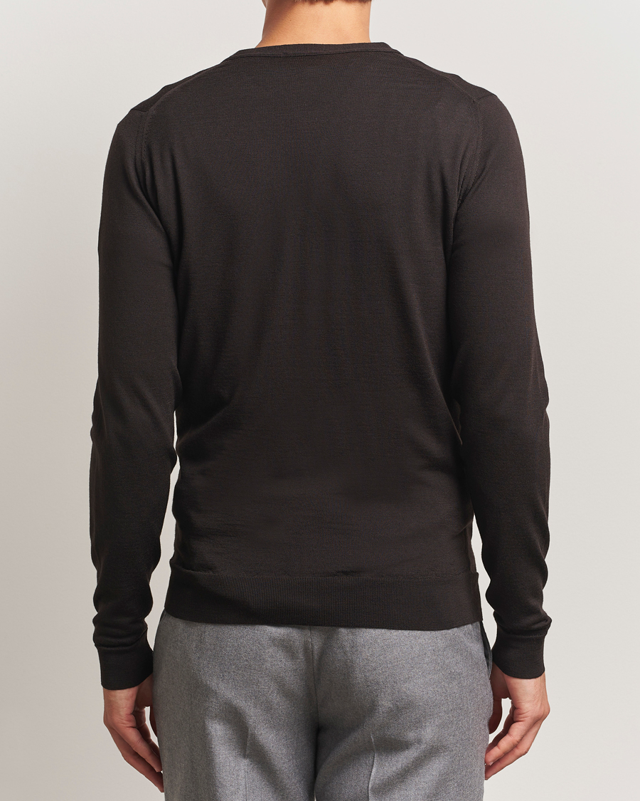 Herr | Tröjor | John Smedley | Petworth Extra Fine Merino Cardigan Faulkner Brown