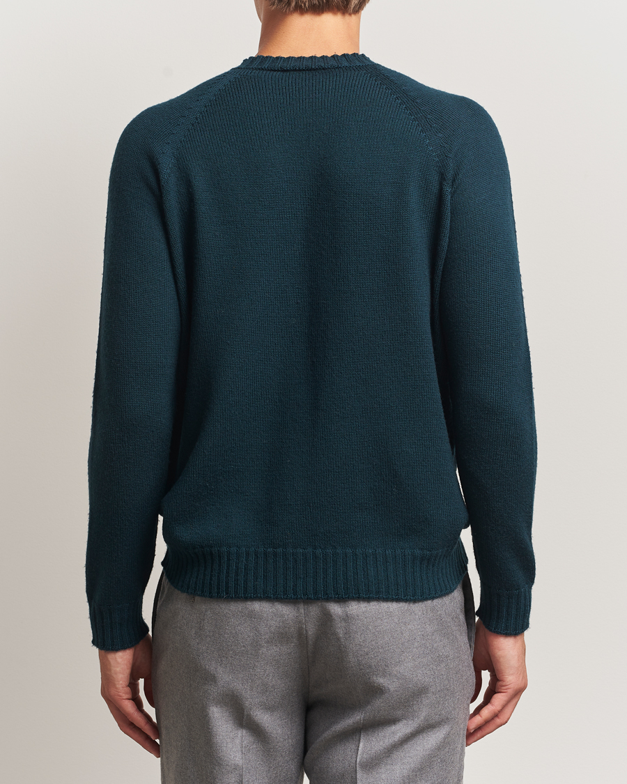 Herr | Tröjor | John Smedley | Denver Extra Fine Merino Crew Neck Richardson Green