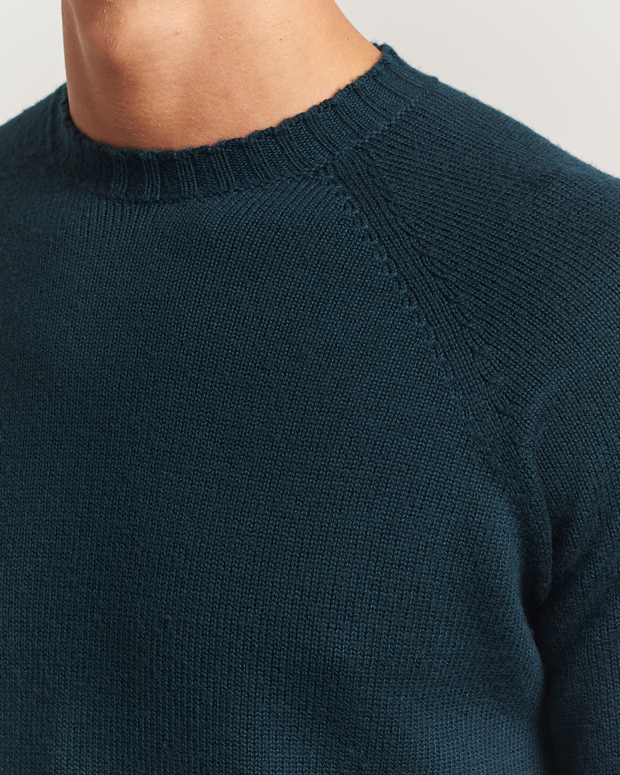 Herr | Tröjor | John Smedley | Denver Extra Fine Merino Crew Neck Richardson Green