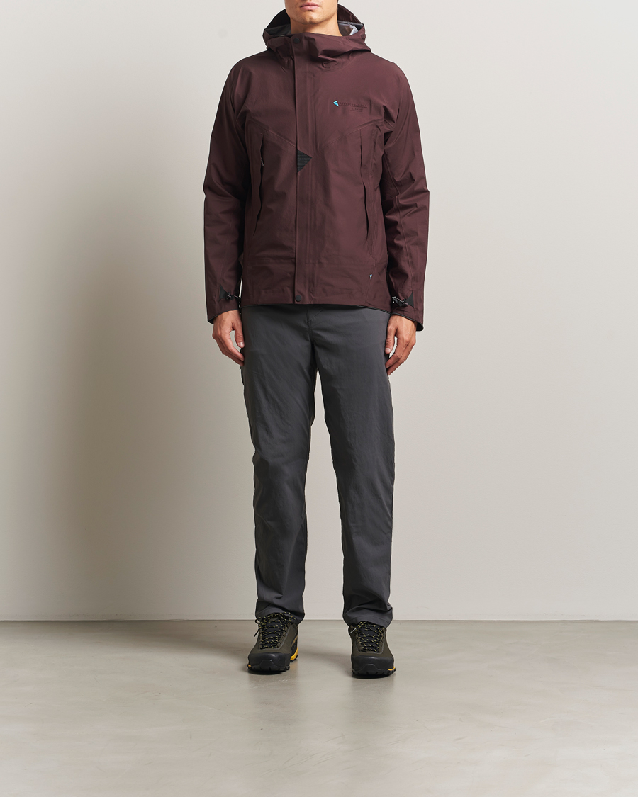 Herr | Jackor | Klättermusen | Asynja Lightweight Waterproof Jacket Amanth Red