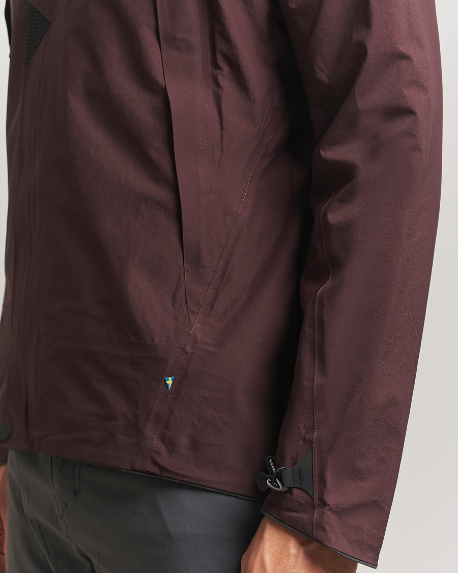 Herr | Jackor | Klättermusen | Asynja Lightweight Waterproof Jacket Amanth Red