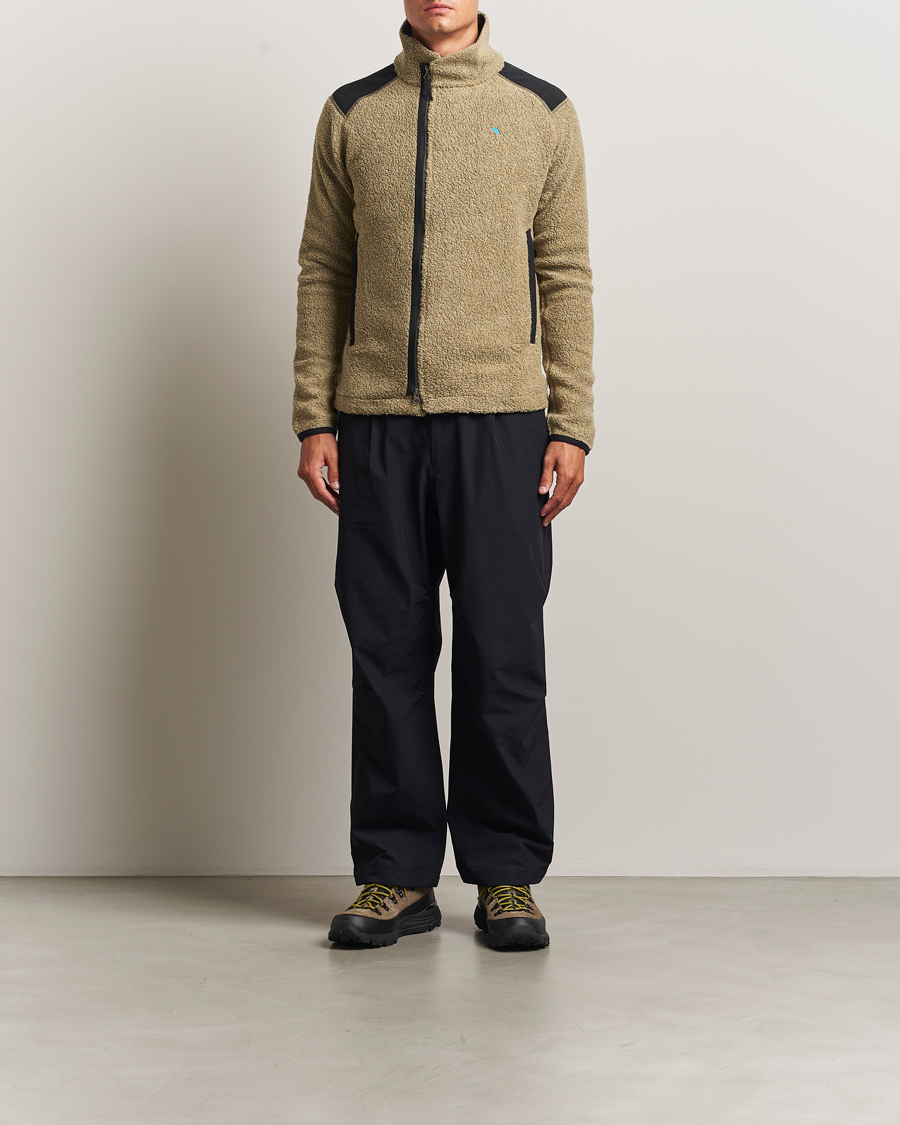 Herr | Tröjor | Klättermusen | Skoll Wool Fleece Jacket Silver Green