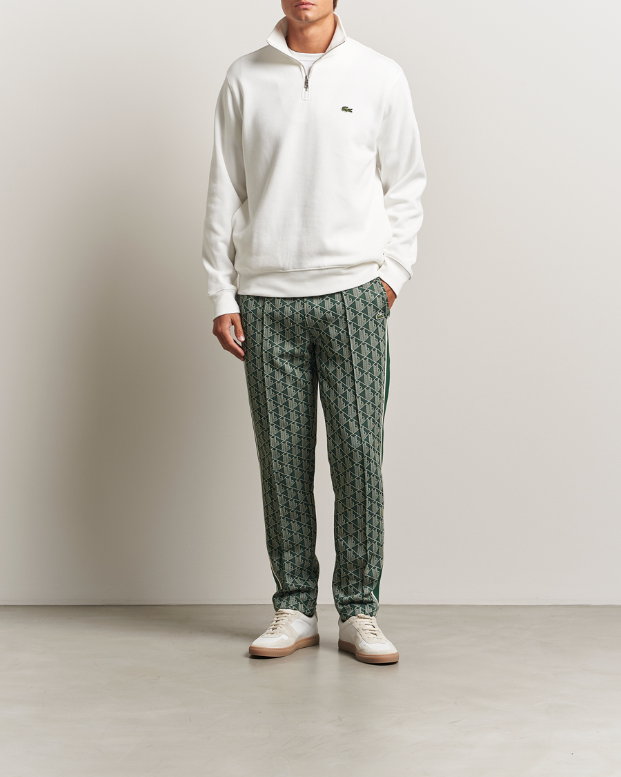 Herr | Byxor | Lacoste | Monogram Track Pants Green/Sinople