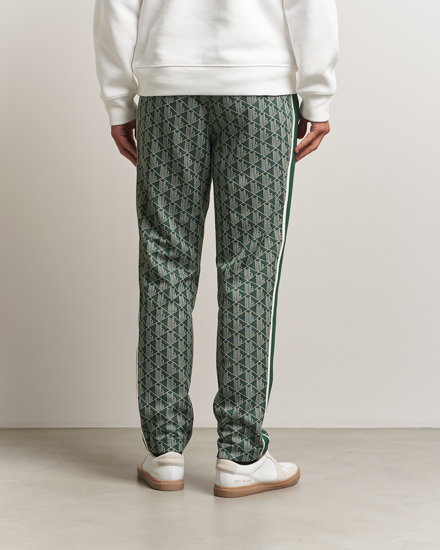 Herr | Byxor | Lacoste | Monogram Track Pants Green/Sinople