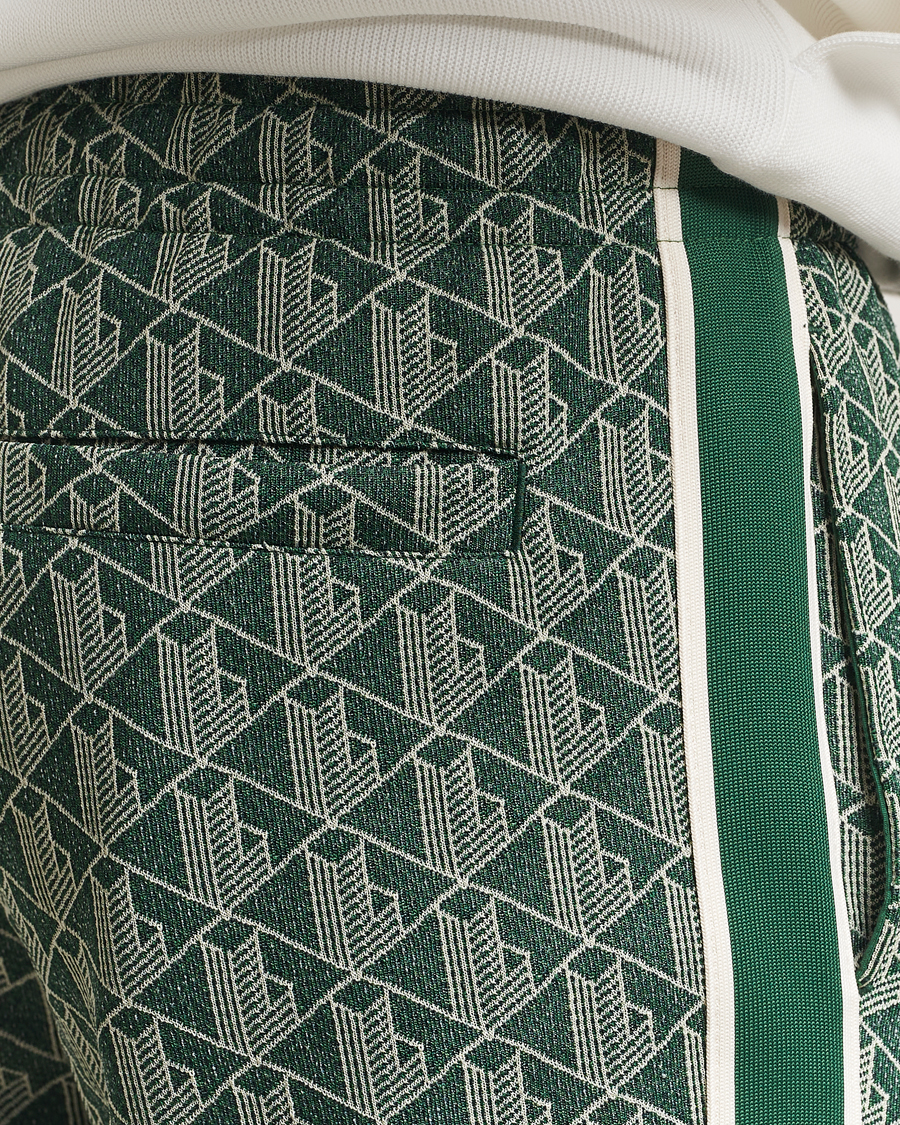 Herr | Byxor | Lacoste | Monogram Track Pants Green/Sinople