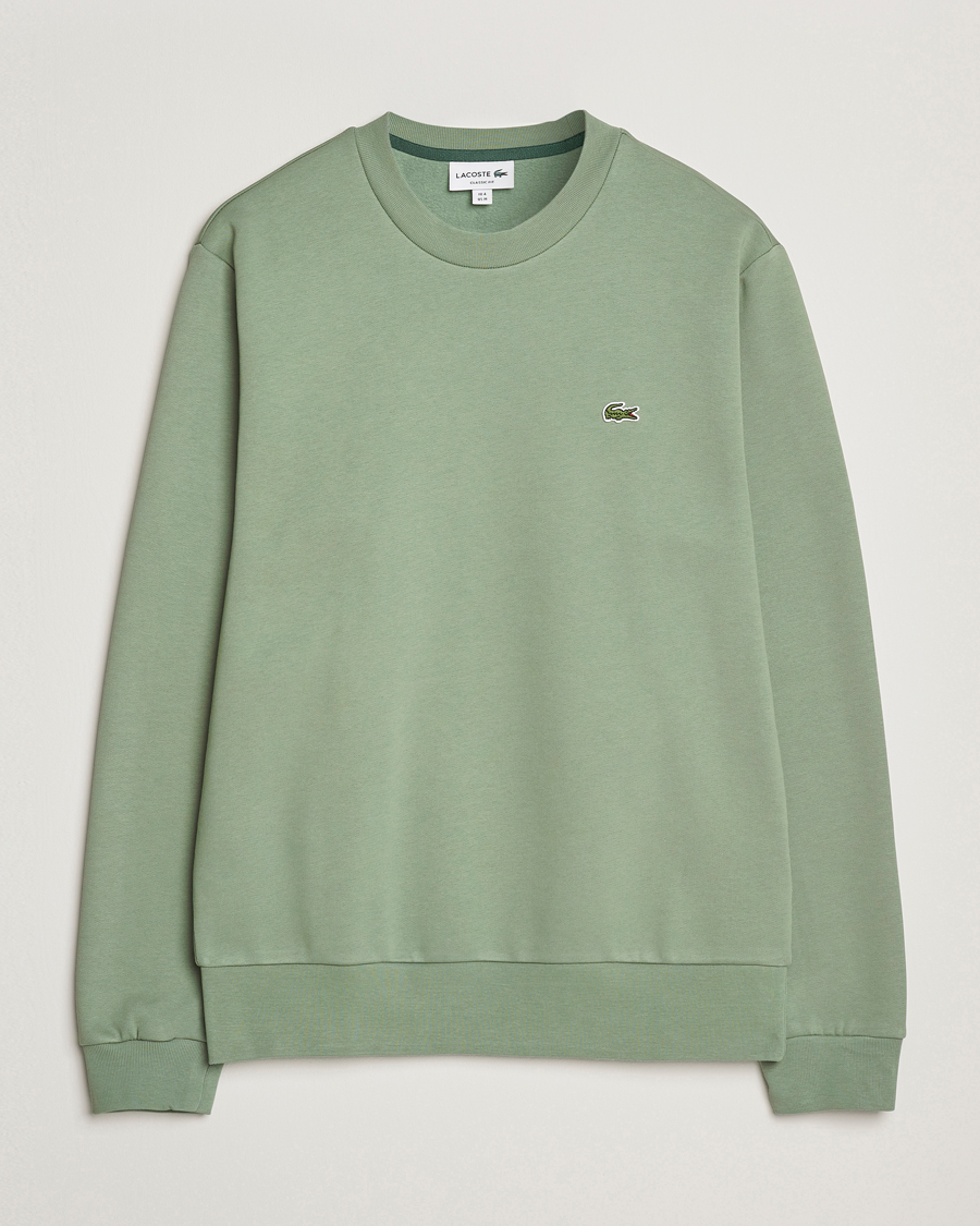 Herr | Tröjor | Lacoste | Crew Neck Sweatshirt Thyme Green