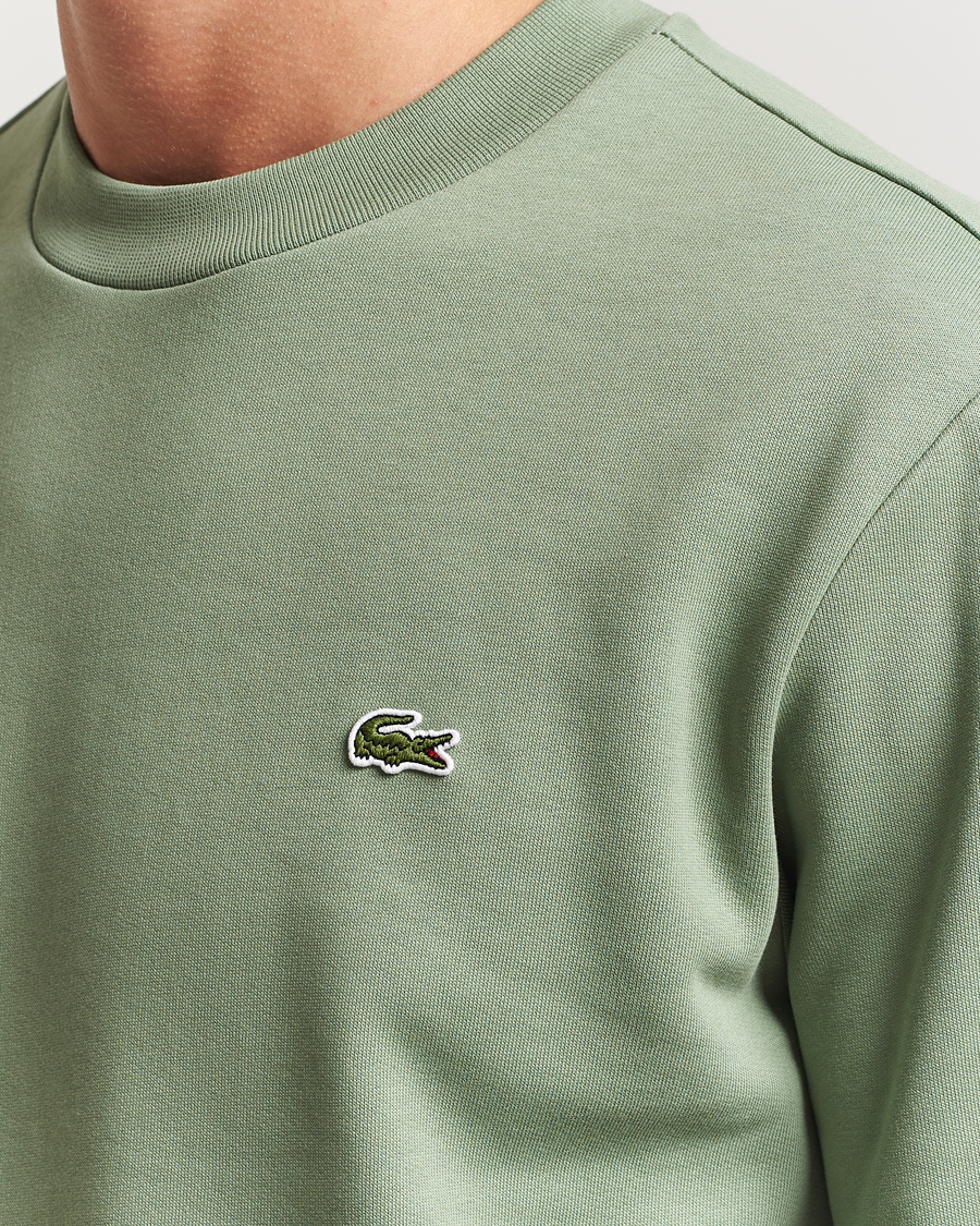 Herr | Tröjor | Lacoste | Crew Neck Sweatshirt Thyme Green