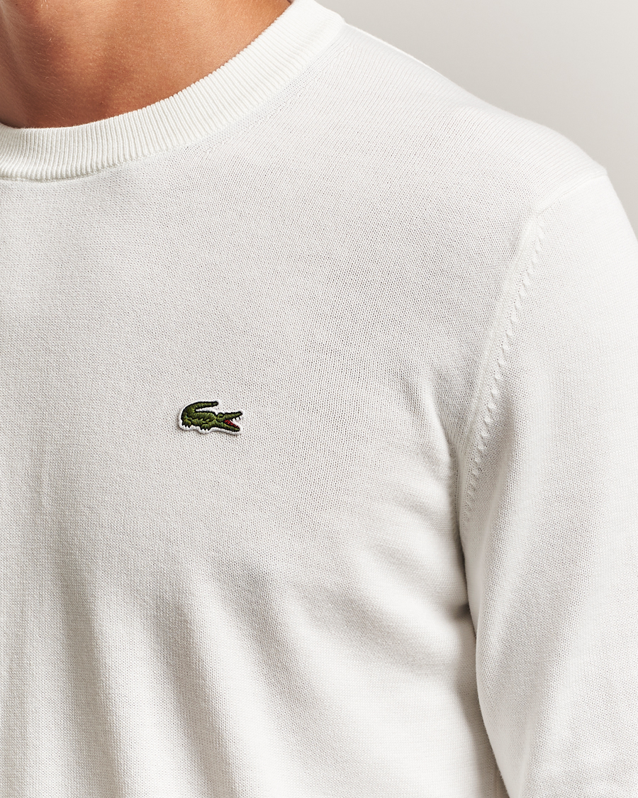 Herr | Tröjor | Lacoste | Cotton Knitted Sweater Flour