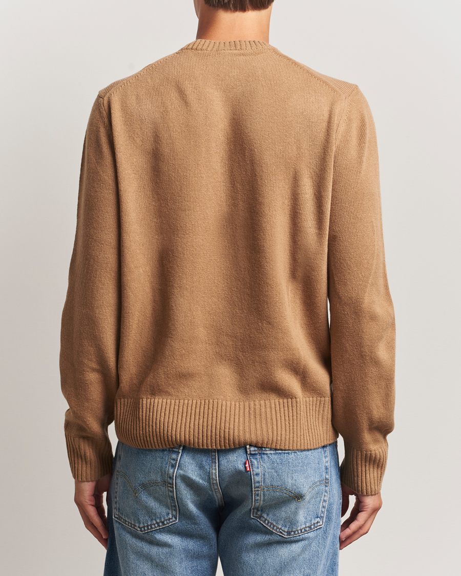 Herr | Tröjor | Lacoste | Carded Wool Crew Neck Datte Chine