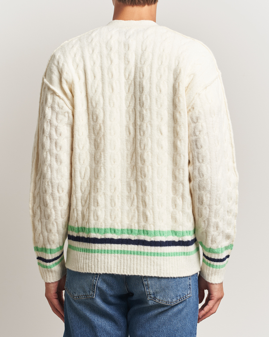 Herr | Tröjor | Lacoste | Fuzzy Wool Tennis Cardigan Lapland