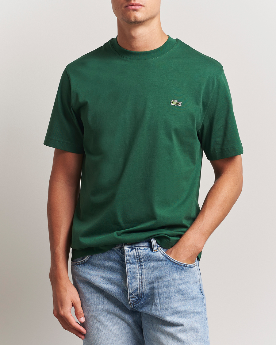 Herr | T-Shirts | Lacoste | Crew Neck T-Shirt Green