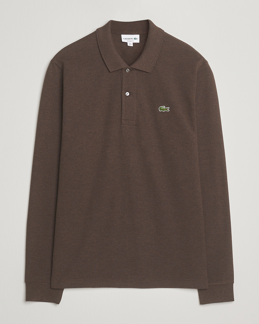Herr | Pikéer | Lacoste | Original Long Sleeve Polo Piké Tanin Chine